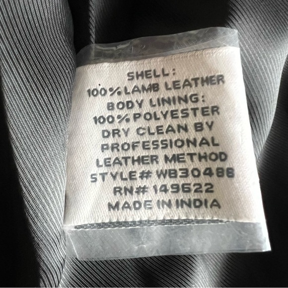 WALTER BAKER Landon Leather Puffer Vest S - Picture 7 of 11